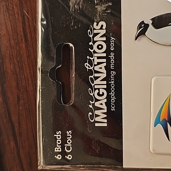 NEW 6 sheets total 35 SeaWorld brads stickers scrapbooking - Picture 9 of 14